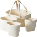 Korgset Vit 4-pack